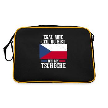 Tchèques République tchèque - Sac Retro - noir/or - Dos