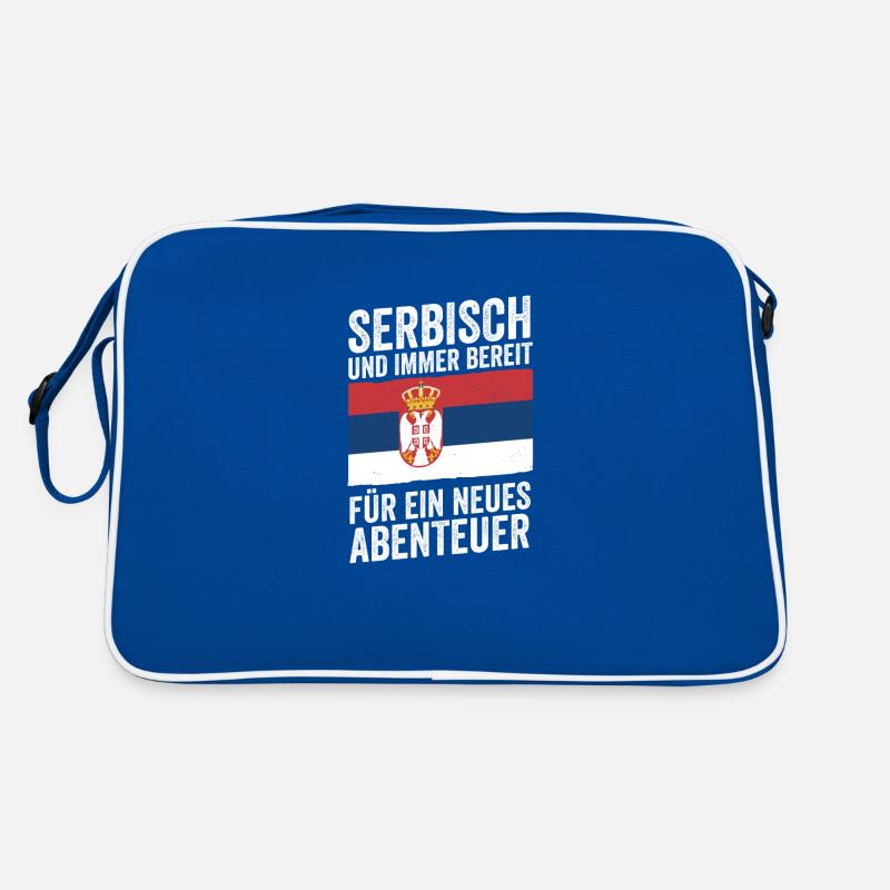Serben Serbisch Serbien Retro Tasche