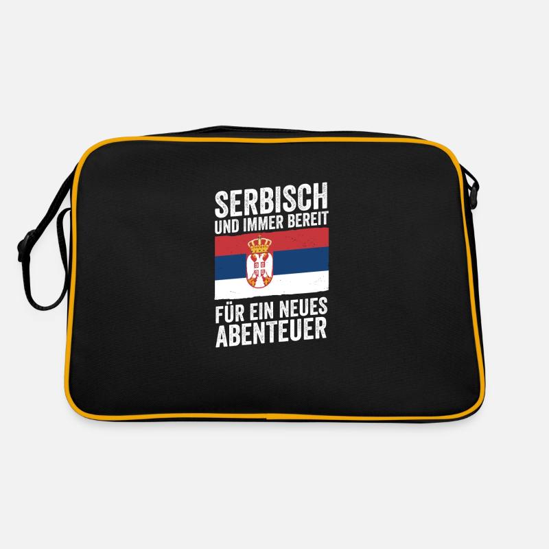 Serbe Serbe Serbie Sac Retro