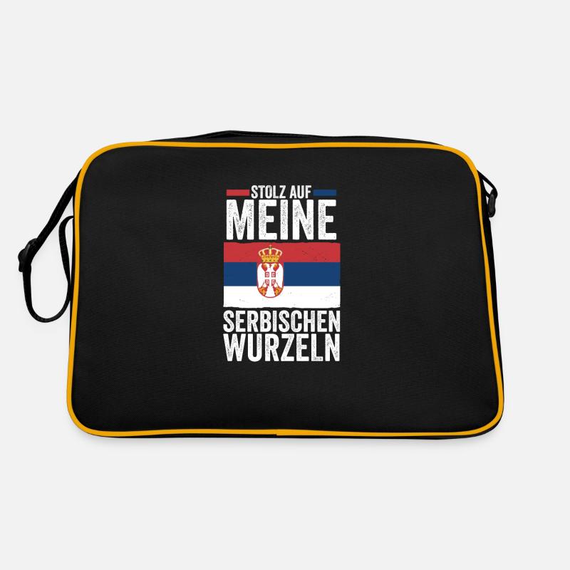 Serbe Serbe Serbie Sac Retro