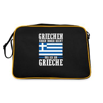 Greeks Greece - Retro Bag - black/gold - Back