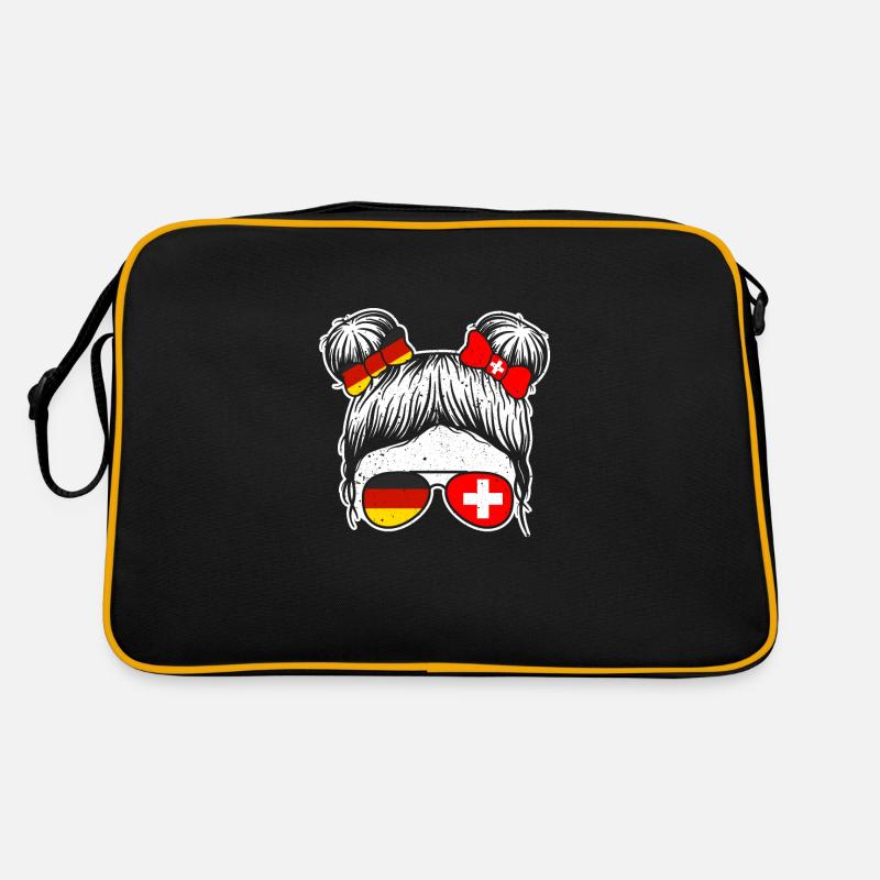 Schweizer Deutschland Schweiz Retro Tasche