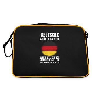 German German Germany - Retro Bag - black/gold - Back
