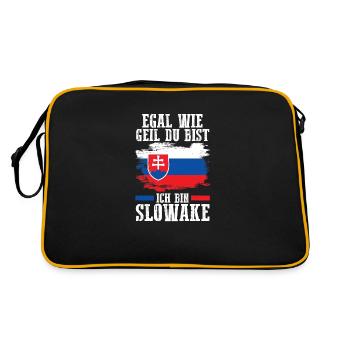 Slovaquie Slovaquie - Sac Retro - noir/or - Dos