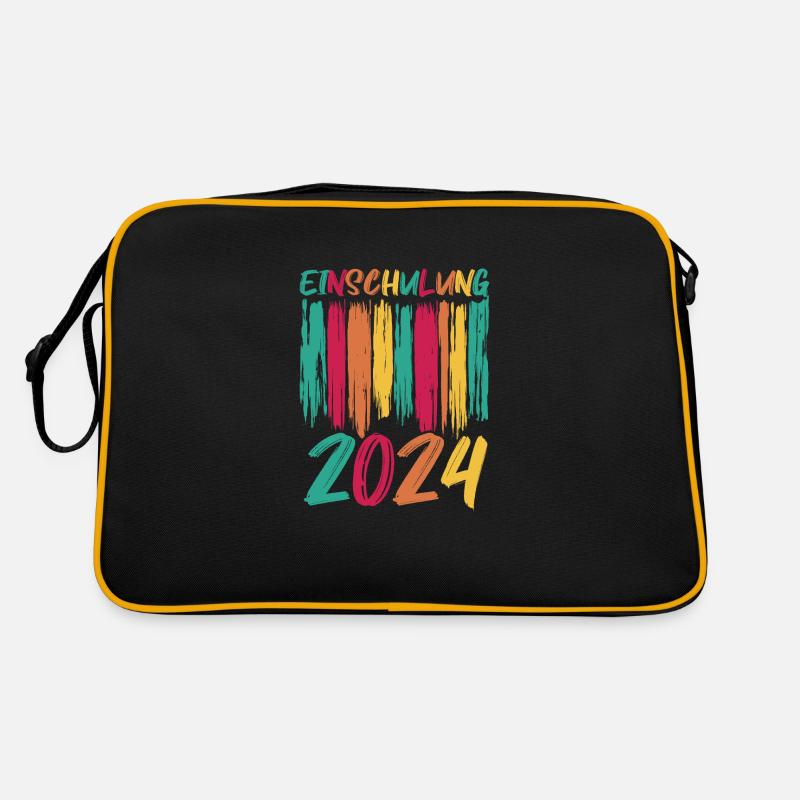 Erste Klasse Grundschule 2024 Geschenk Retro Tasche