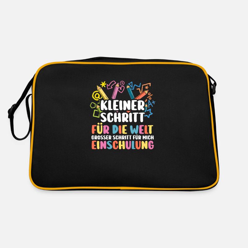 First Grade Elementary School Back to School Gift Retro Bag