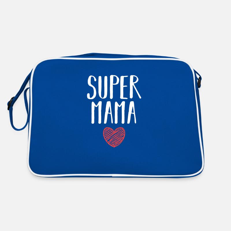Mutter Superheldin Mama Retro Tasche