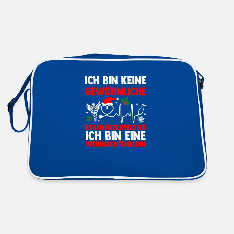 Weihnachtsmann Weihnachten Krankenschwester Retro Tasche