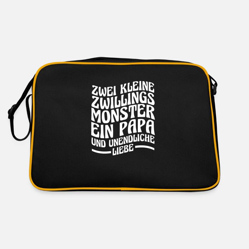 Papa de jumeaux Sac Retro