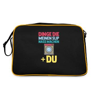 Things that wet my panties - Retro Bag - black/gold - Back