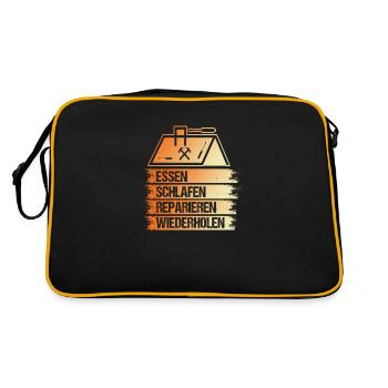 Master Roofer Roofer - Retro Bag - black/gold - Back
