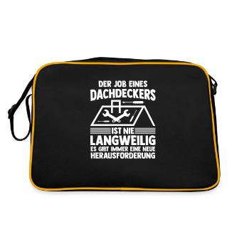 Master Roofer Roofer - Retro Bag - black/gold - Back