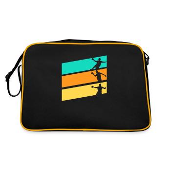 Joueurs de handball Handball - Sac Retro - noir/or - Dos