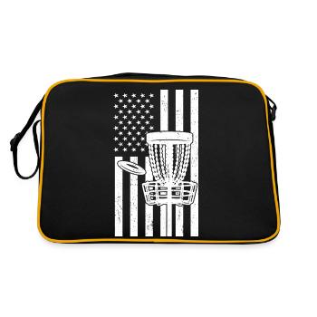 Disc Golf - Sac Retro - noir/or - Dos