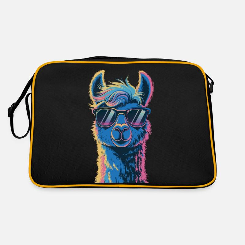 Alpaka Llama Retro Tasche