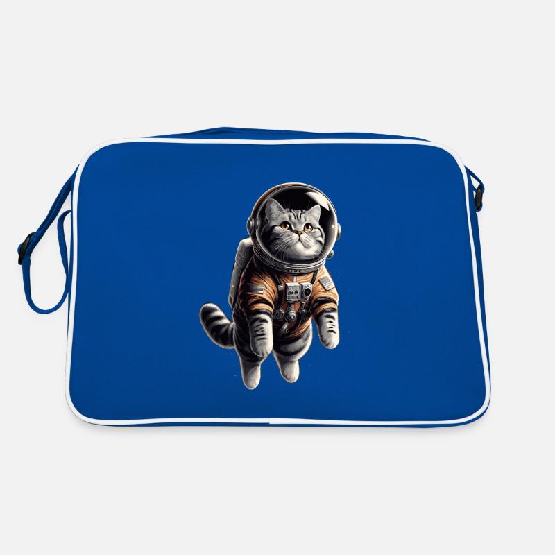 Astronaut BKH getigert Geschenk Retro Tasche