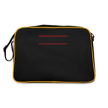 Hopa Xopa Lazca Lazuri Lazisch T-Shirt - Retro Tasche - Schwarz/Gold - Hinten