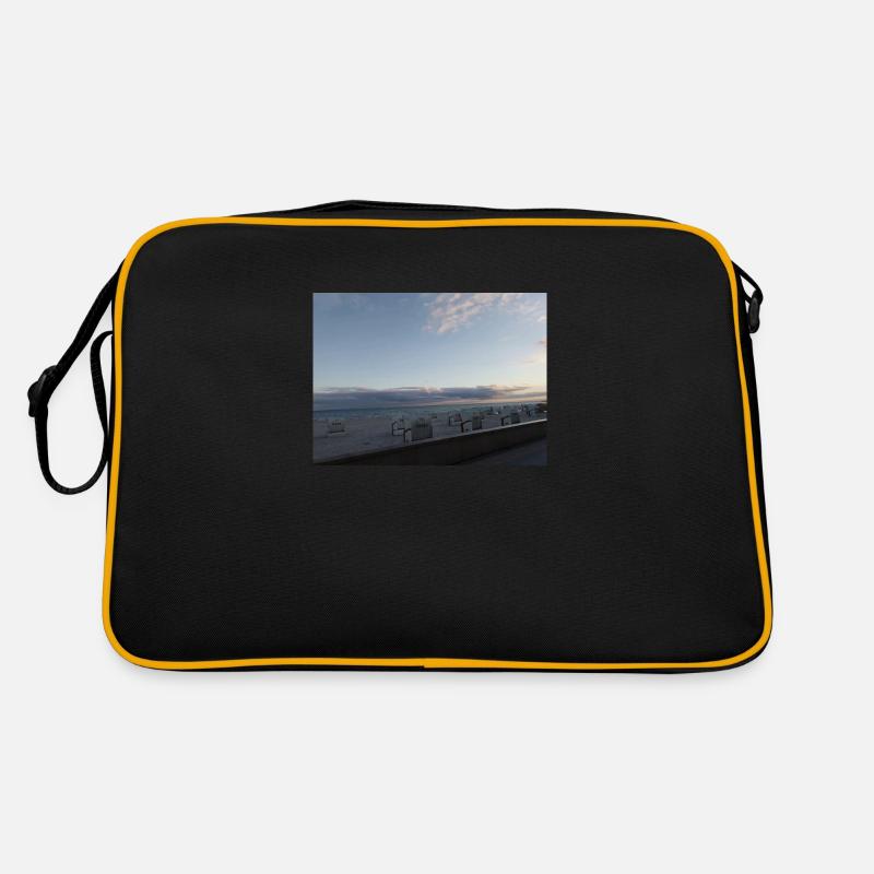 ostsee am abend Retro Tasche