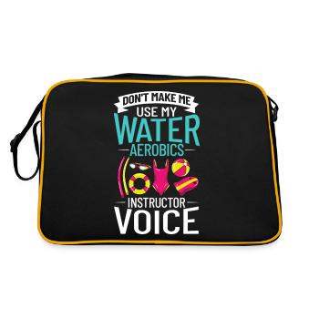 Water Aerobic Aquafitness Aqua Training Aqua - Retro Bag - black/gold - Back