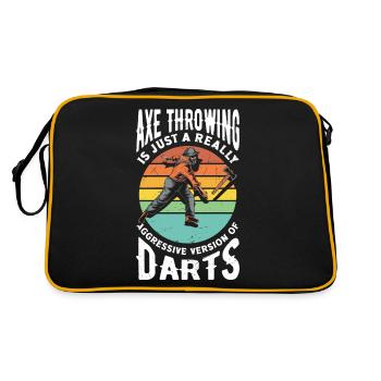 Hache Hache Lancer Hache Hache LanceUse Hache Lancer Drôle - Sac Retro - noir/or - Dos