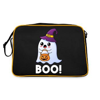 Petit fantôme Witching Hour Halloween Ghost - Sac Retro - noir/or - Dos