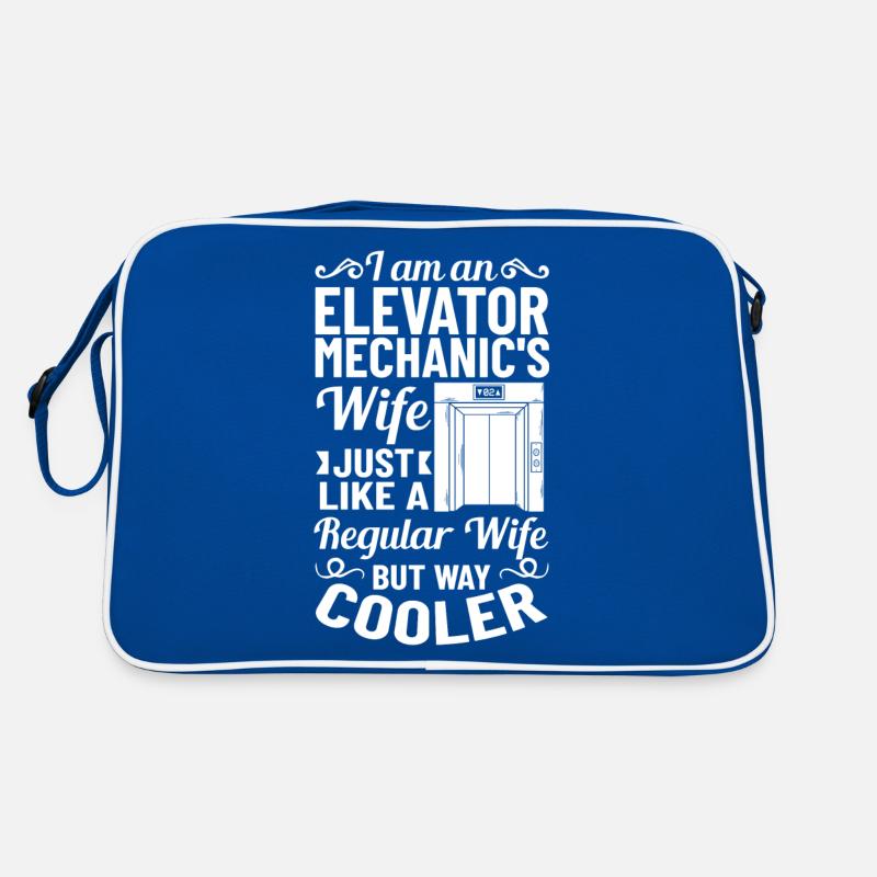 Elevator Elevator System Technician Woman Elevator Elevator Retro Bag