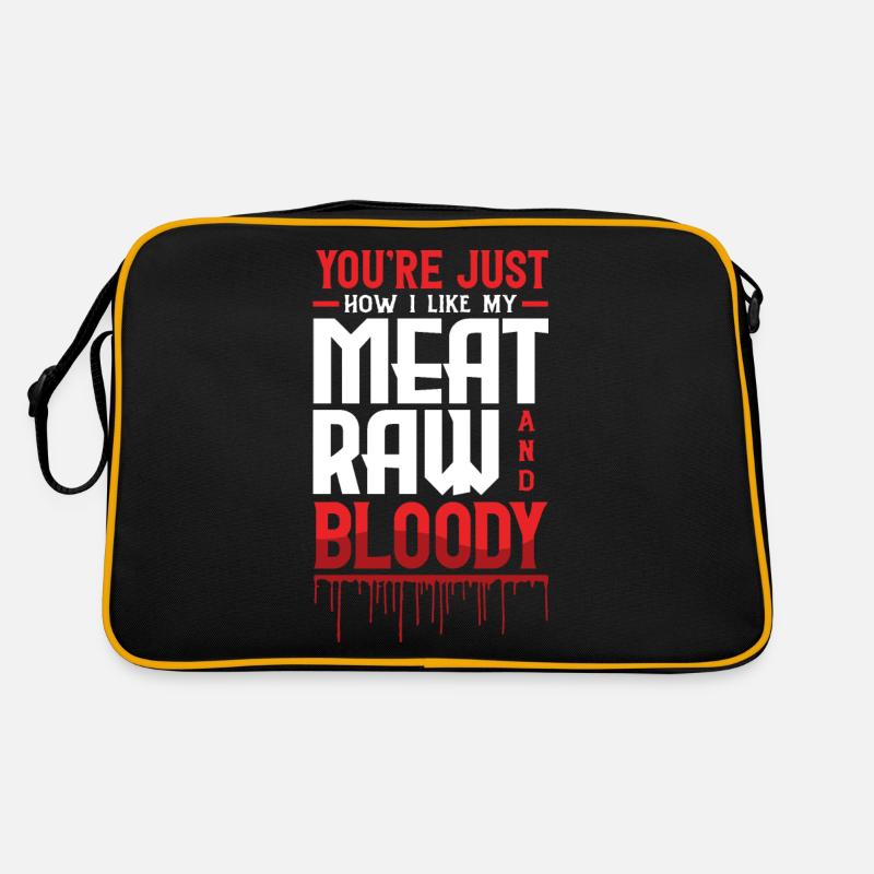 Tu es comme j’aime ma viande sanglante Sac Retro