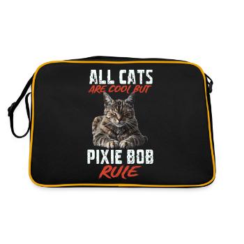 Bob Pixie - Sac Retro - noir/or - Dos