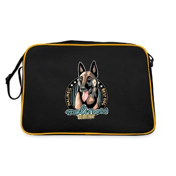 the best malinois - Sac Retro - noir/or - Dos