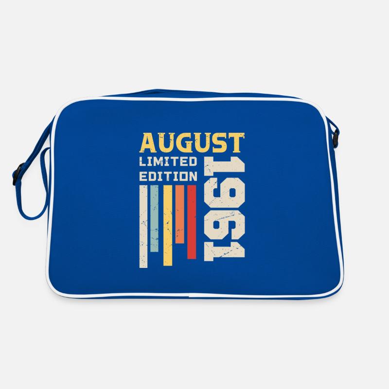 August 1961 - Geburtstagsgeschenk August 1961 August Retro Tasche