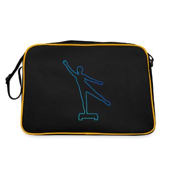 Aerobic Fitness Training Aerobic Fitness - Retro Bag - black/gold - Back