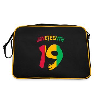 Juneteenth - Sac Retro - noir/or - Dos