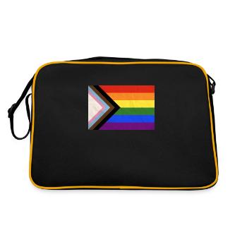 Indicateur de progression - Sac Retro - noir/or - Dos