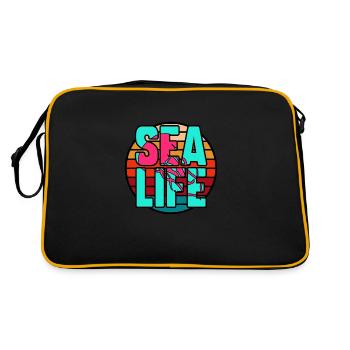 Sea life - Sac Retro - noir/or - Dos