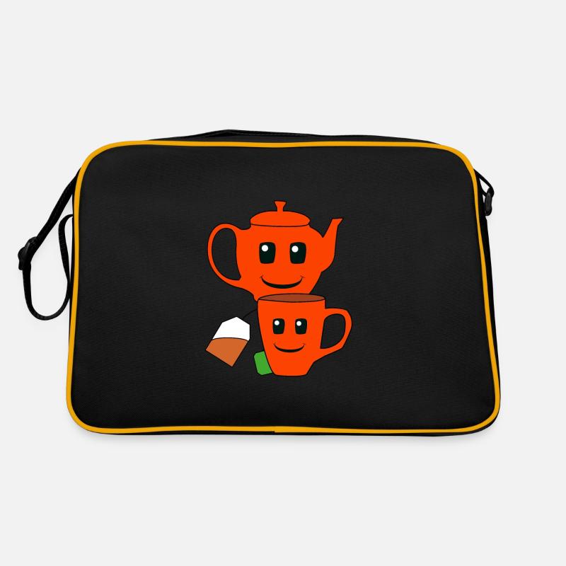 Tea Bag, Teapot, Tea, Enjoyment, Beverage, Cup Retro Bag