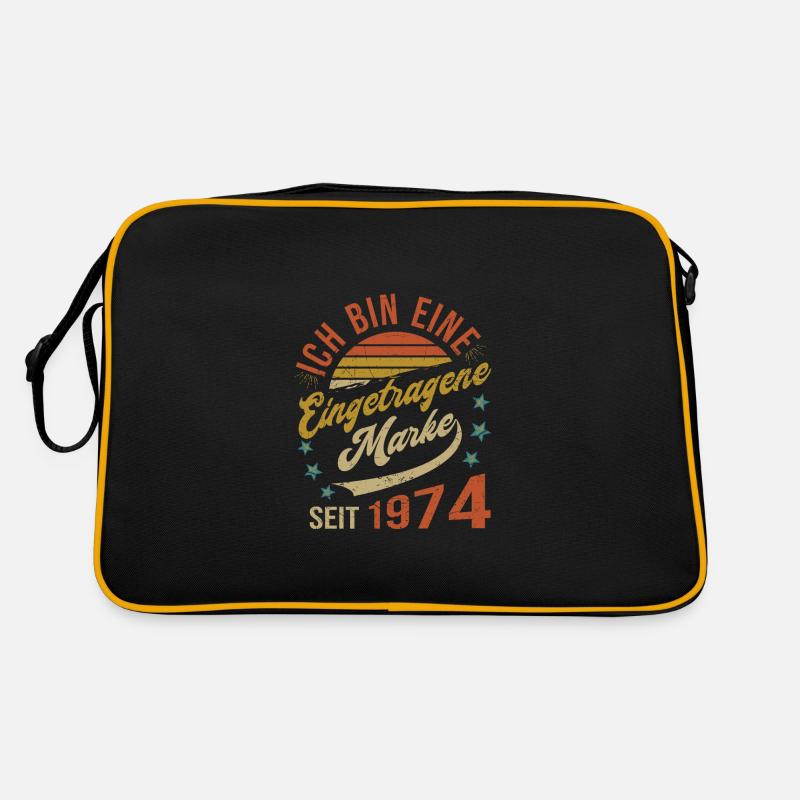 50. Geburtstag Ich Bin 50 Jahre Eingetragene Marke Retro Tasche