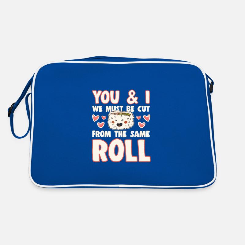 Sushi Lover We Must Be Cut Form Same Roll Retro Tasche