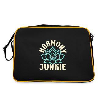 Yoga Harmony Junkie Drôle de Yoga - Sac Retro - noir/or - Dos