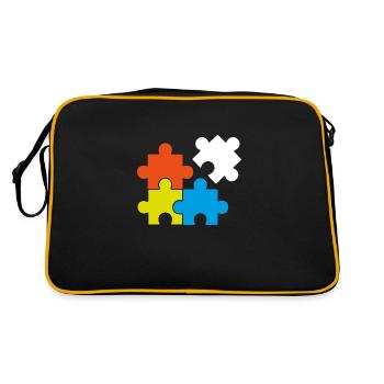 Puzzle Retrogaming Gift Placement Game Game Games - Retro Bag - black/gold - Back