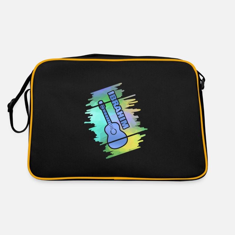 Gift for Ibrahim - Retro Bag - black/gold