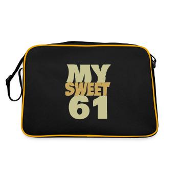 61 - Retro Bag - black/gold - Back