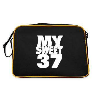 37 - Retro Bag - black/gold - Back