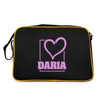 Cadeau pour Daria - Sac Retro - noir/or - Dos