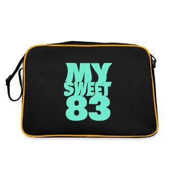 83 - Sac Retro - noir/or - Dos