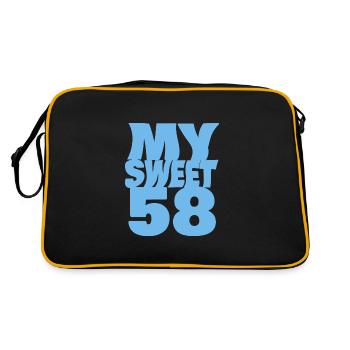 Sweet 58 - Retro Bag - black/gold - Back
