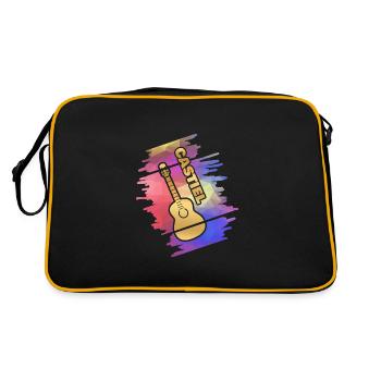 Castiel as Guitar - Retro Bag - black/gold - Back