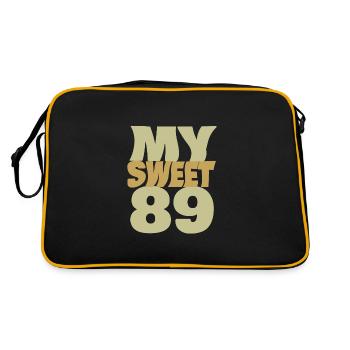 Sweet 89 - Retro Bag - black/gold - Back