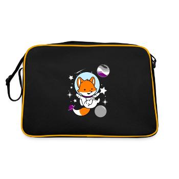 Renard Astronaute Ace Pride - Sac Retro - noir/or - Dos