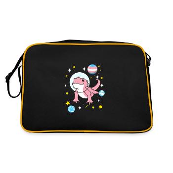 Trans Pride Bartagame Dans l’espace - Sac Retro - noir/or - Dos