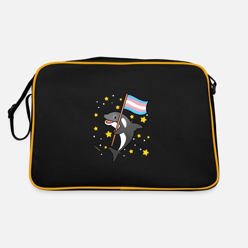 Trans Pride Orca Retro Tasche